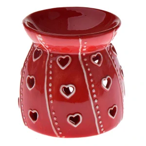 Aroma lampa keramická se srdíčky