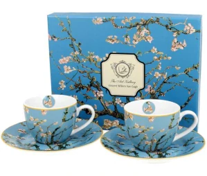 Sada porcelánových šálků 2 kusy 110 ml