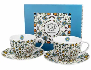 Sada porcelánových šálků 2 kusy 280 ml