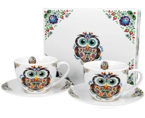 Sada porcelánových šálků 2 kusy 280 ml