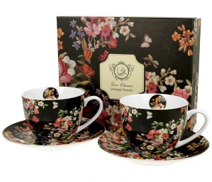 Sada porcelánových šálků 2 kusy 280 ml